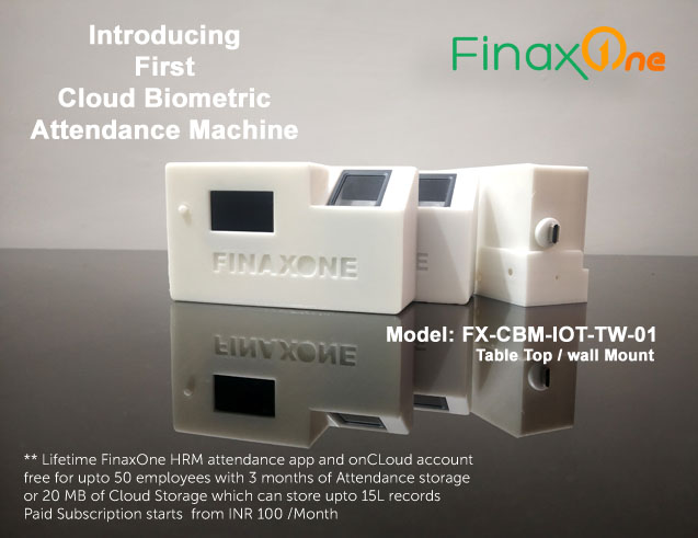 Cloud Biometric fingerprint attendance machine